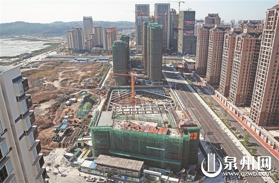 丰泽区第三实验小学城东校区预计12月完工，图为项目施工现场。
