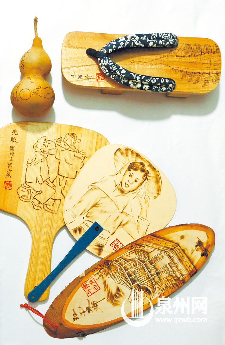装饰品和生活用品上的烙画