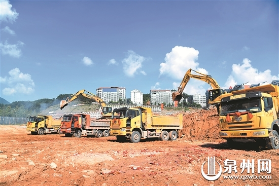 泉州市重点项目海丝文化广场开工