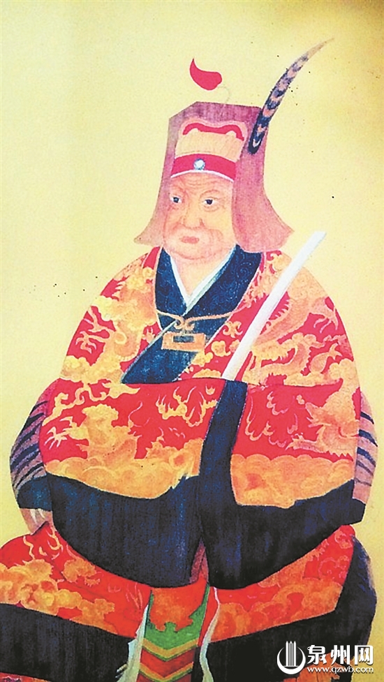 存于泉州龙山曾氏大宗祠内的曾公亮画像 存于泉州龙山曾氏大宗祠内的曾公亮画像