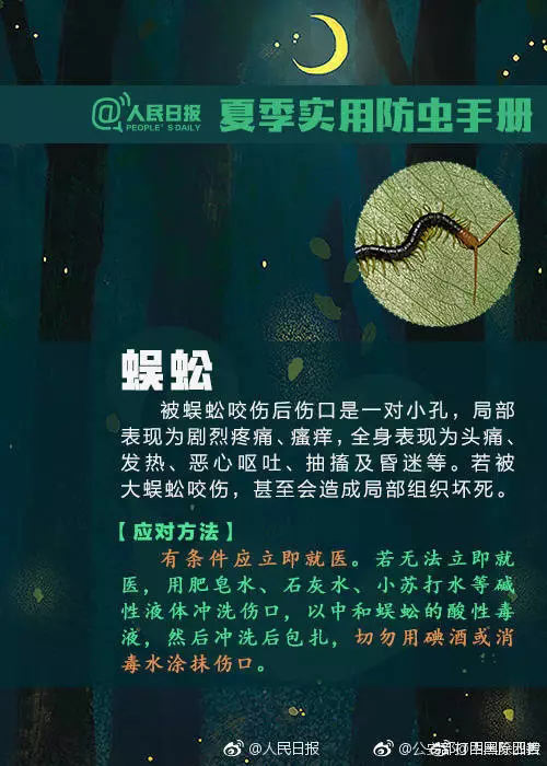 实用防虫手册+急救法