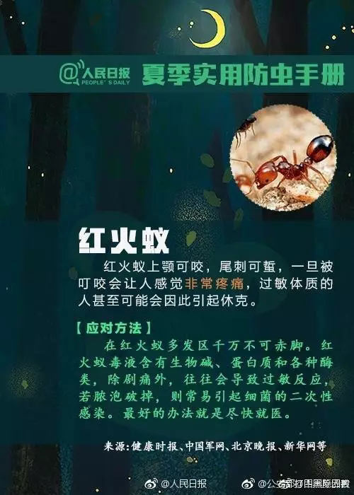 实用防虫手册+急救法