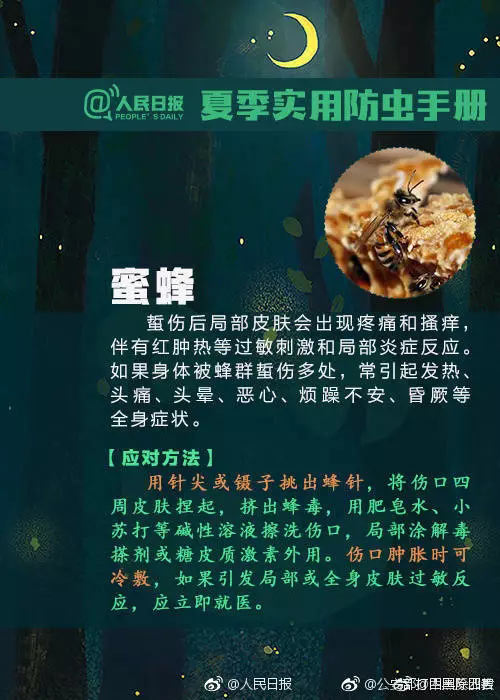 实用防虫手册+急救法