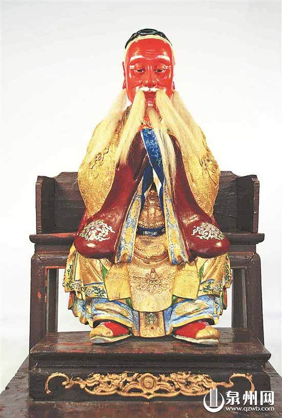 “黄守恭金身”塑像塑于清末（泉州紫云黄氏〈五安〉总谱编委会 供图）