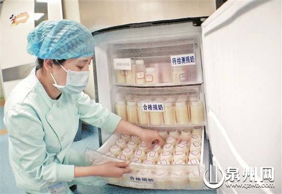 母乳库是宝宝们最珍贵的粮仓 （林劲峰 摄）
