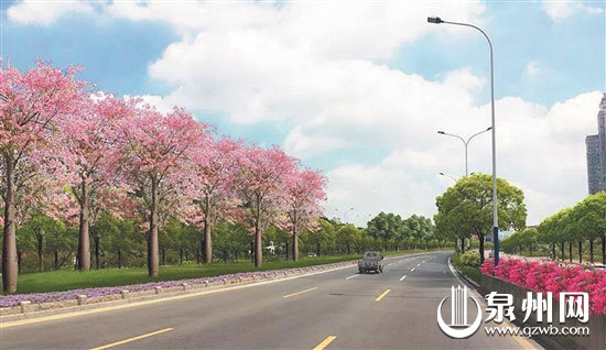 “多彩缤纷”主题路段效果图 “多彩缤纷”主题路段效果图