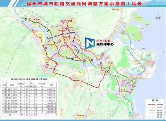 福州地铁线路调整！马尾长乐闽侯等地站点有变