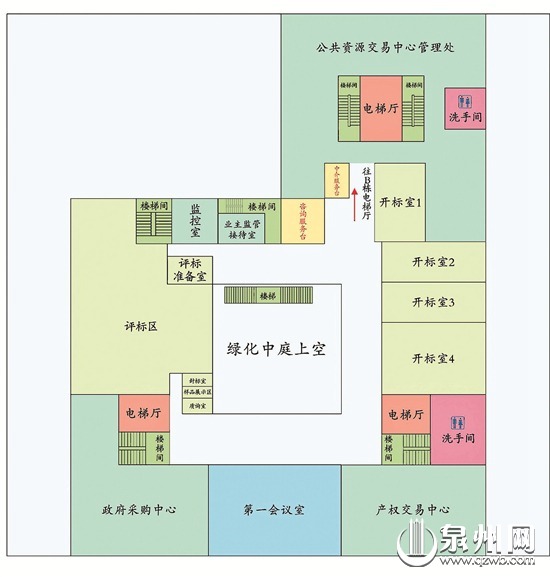 服务大厅各楼层平面布局导引图 服务大厅各楼层平面布局导引图