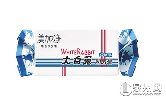 糖果包装的润唇膏