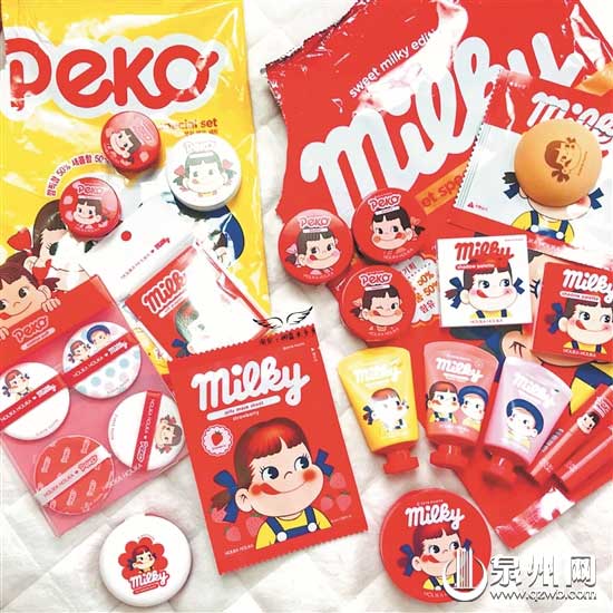 做糖果出名的不二家也出了护手霜、唇膏等化妆品