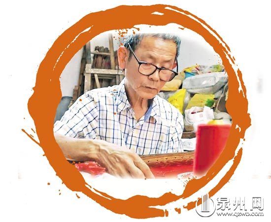 林守明把半生心血倾注于金苍绣、花灯等传统手艺。