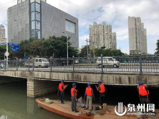泉州中心市区桥梁维修施工作业多数为水下作业。