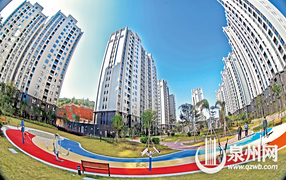 德化县浔中镇乐陶村的乐陶安置房即将竣工