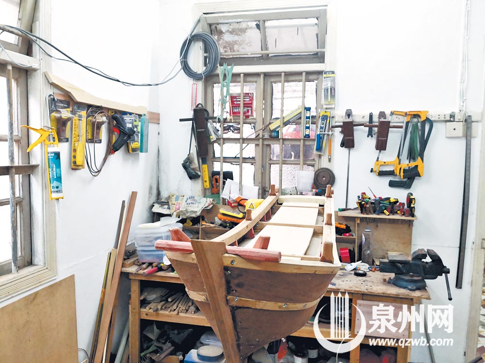 黄德钦的船模工作室