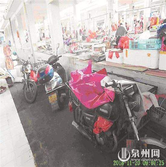 丰泽区法石市场车辆乱停放