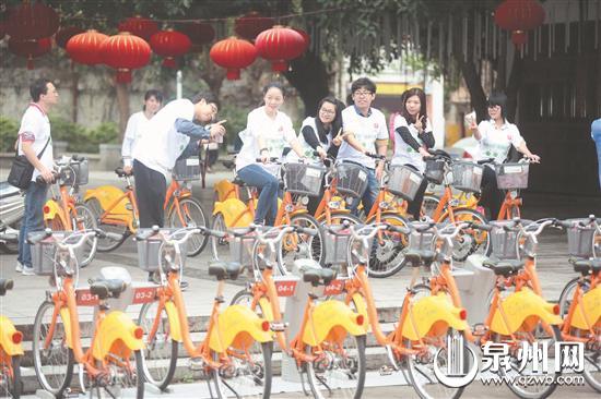 “小黄人”已成为市民出行的主要交通工具 （庄丽祥/摄）