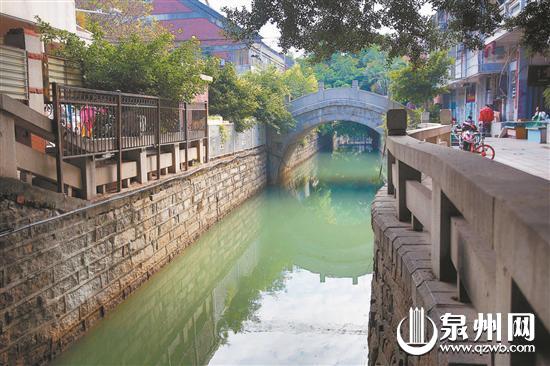 作为“七个一”工程的“一河”，泉州市区八卦沟水系项目今年将确保完成综合提升任务。图为市区八卦沟涂门街段。 （陈晓东 摄）