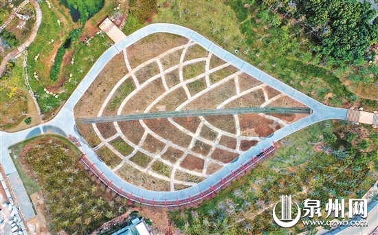 市区山线绿道二期的叶子广场 （陈英杰 摄）