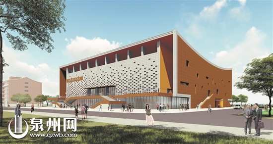 福大晋江科教园体育馆进入室内装修 9月底完成建设 福大晋江科教园体育馆进入室内装修 9月底完成建设