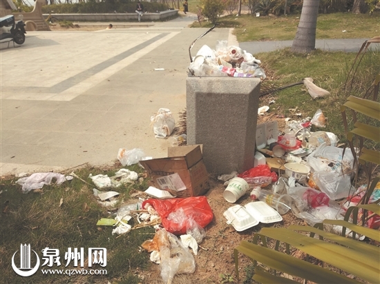 垃圾遍地 大煞风景 垃圾遍地 大煞风景