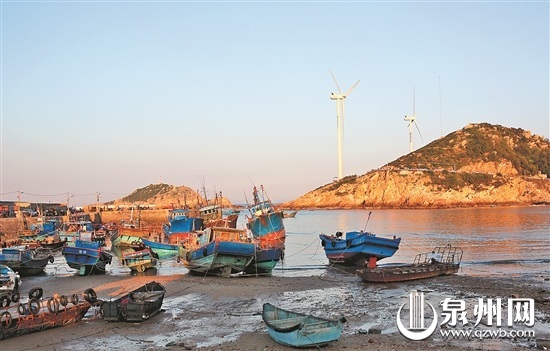 惠安小岞浪漫的风车岛（柏峰/摄）