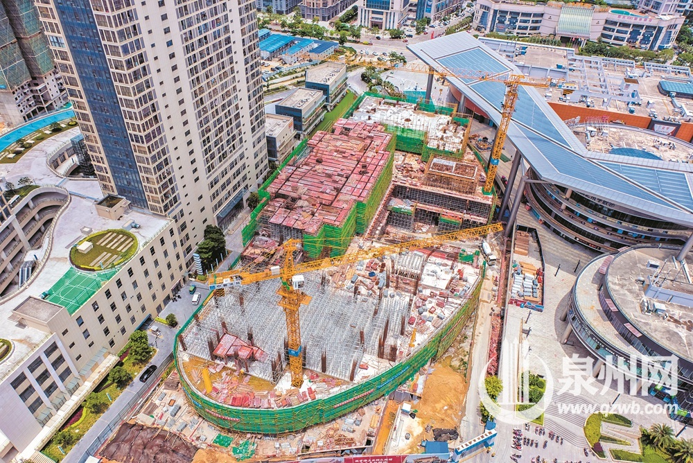 故宫海上丝绸之路馆轮廓已清晰可见