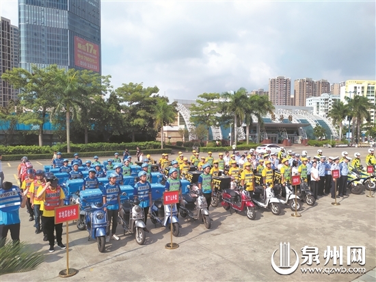 外卖车辆不敢乱冲乱闯了 晋江实行“一人一车一证一码”管理 外卖车辆不敢乱冲乱闯了 晋江实行“一人一车一证一码”管理