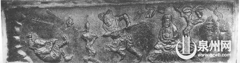 浮雕“道树降魔”