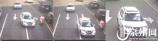 小车违反禁止标线随意变道被抓拍 小车违反禁止标线随意变道被抓拍