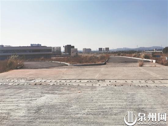 南山互通段处于停工状态