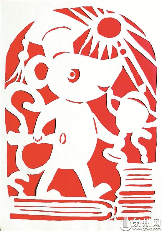 传统纸剪出时尚味