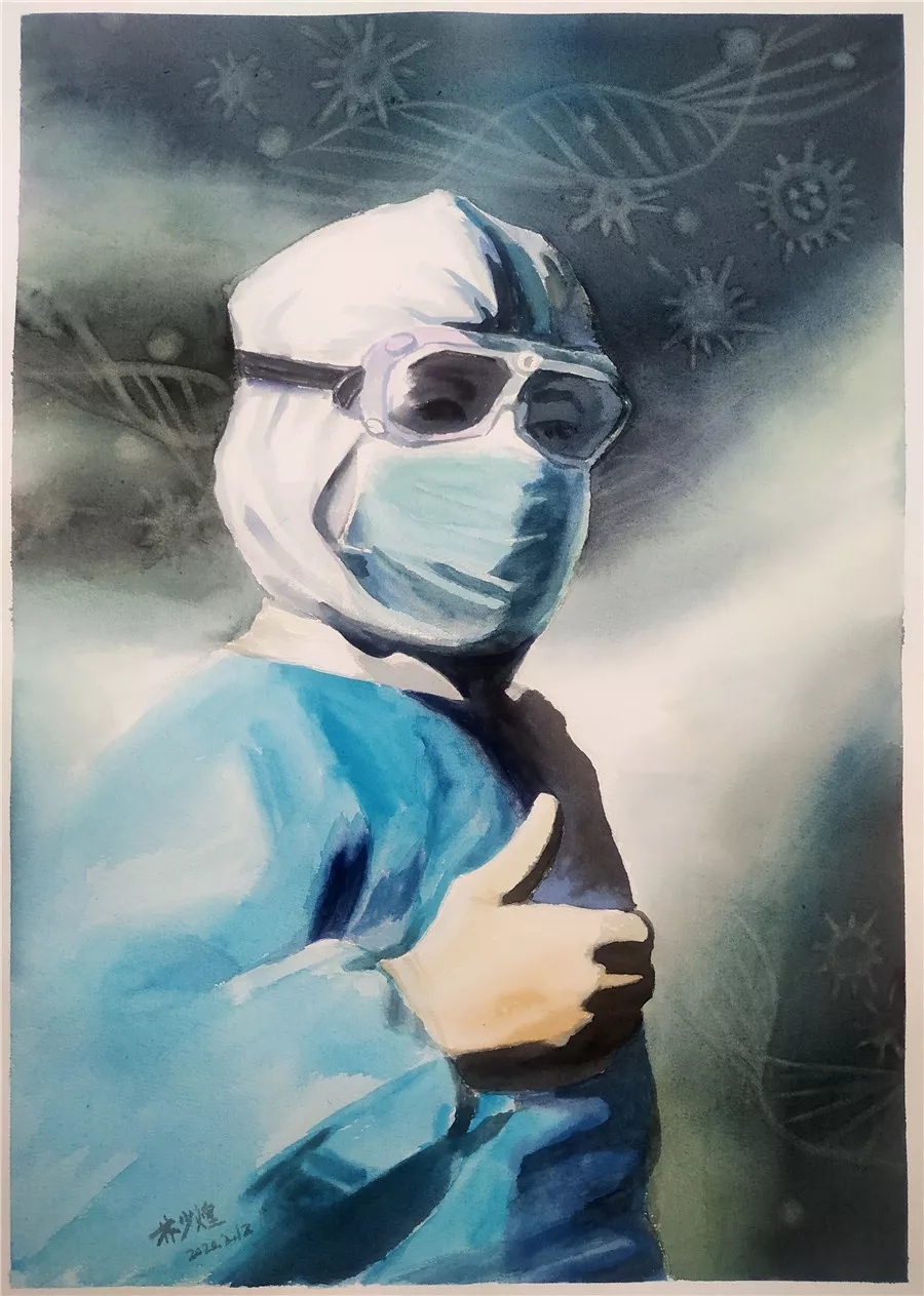 洛江以艺抗疫美术作品选登