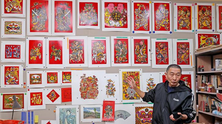 首登央视 泉州木版年画重焕光彩