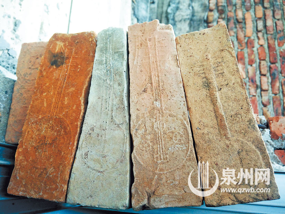 乐器纹饰砖 乐器纹饰砖