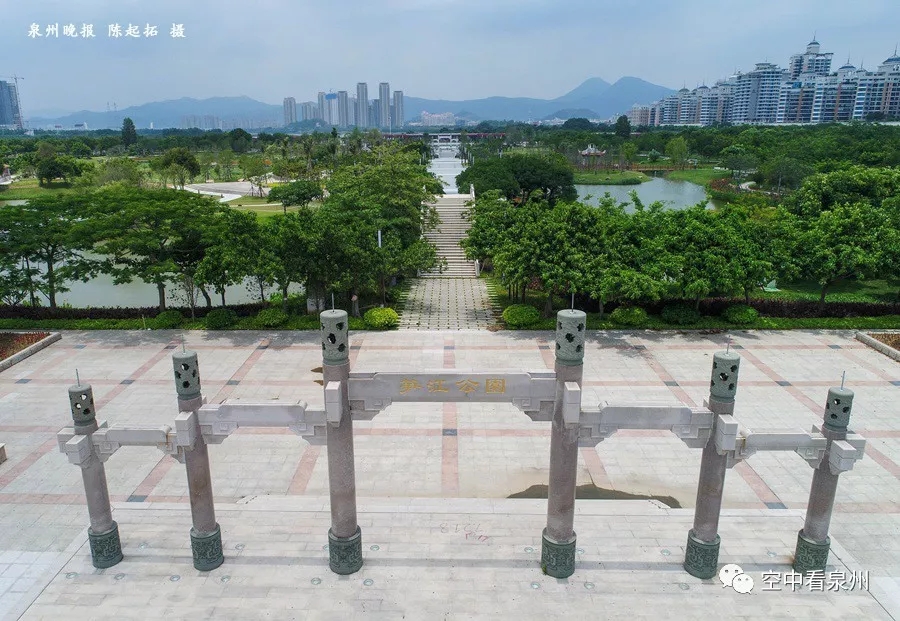 笋江公园改造即将完工，画风很美