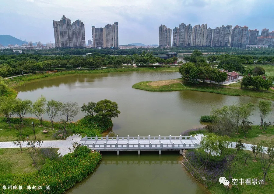 笋江公园改造即将完工，画风很美
