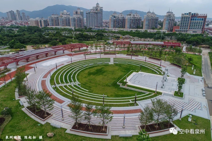 笋江公园改造即将完工，画风很美