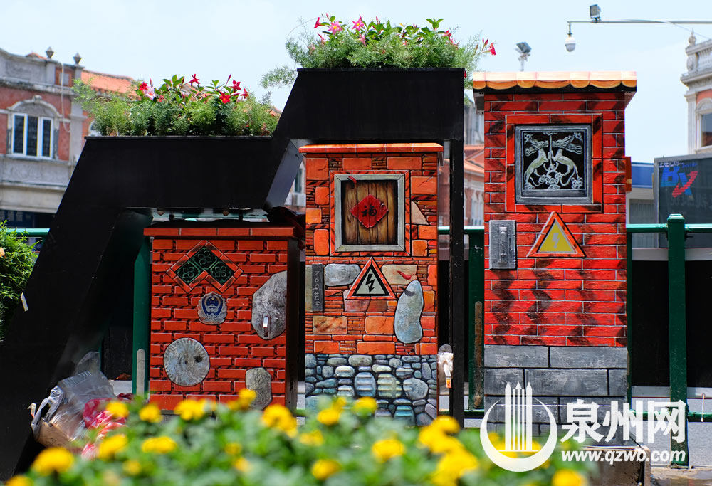 补绿·添彩 闽南彩绘亮相钟楼