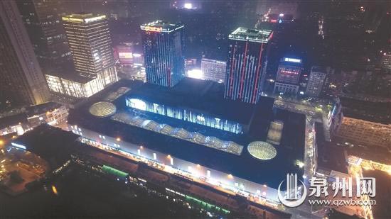 新城区夜景现代时尚