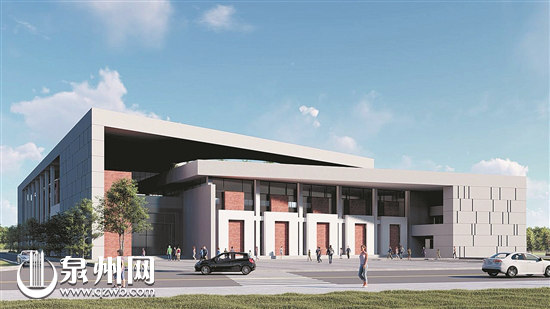 晋江毓英中学体育馆效果图