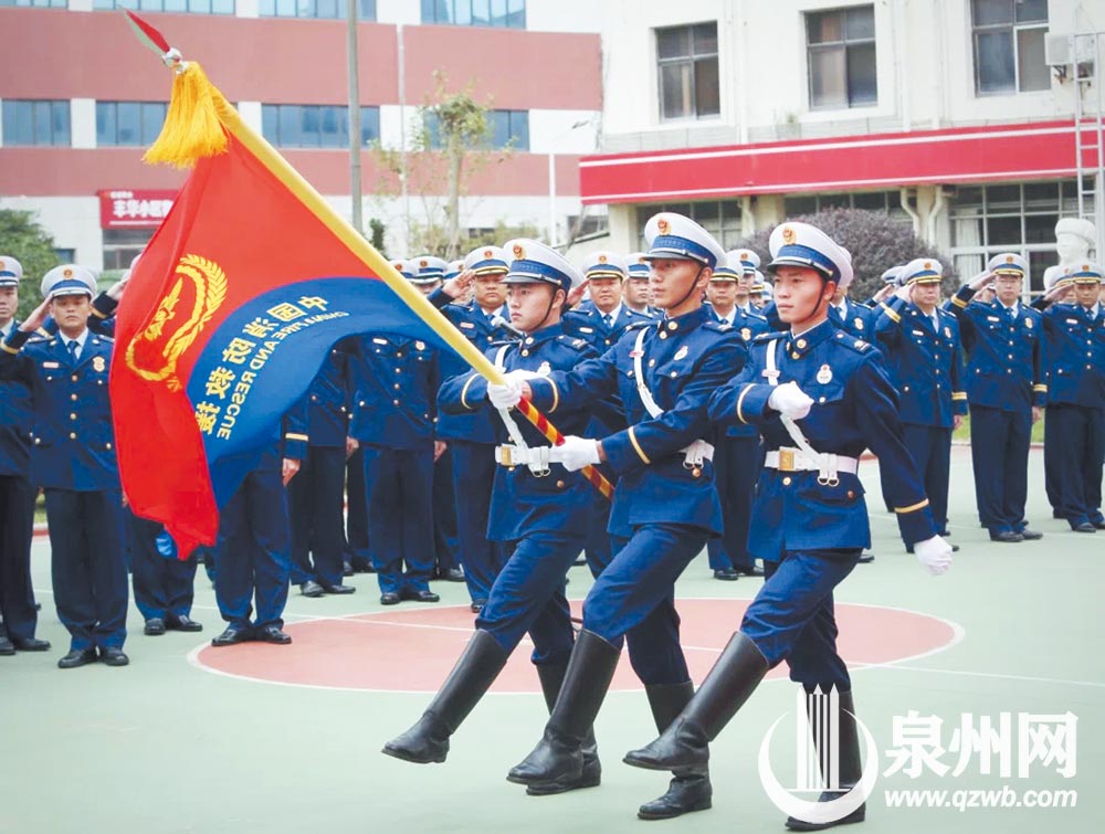 换上新装的泉州消防救援支队